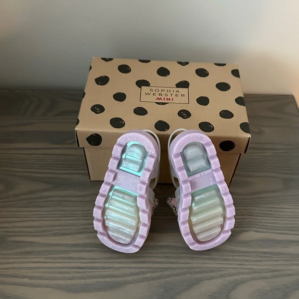 SOPHIA WEBSTER TODDLER GIRL UNICORN JELLY SANDALS